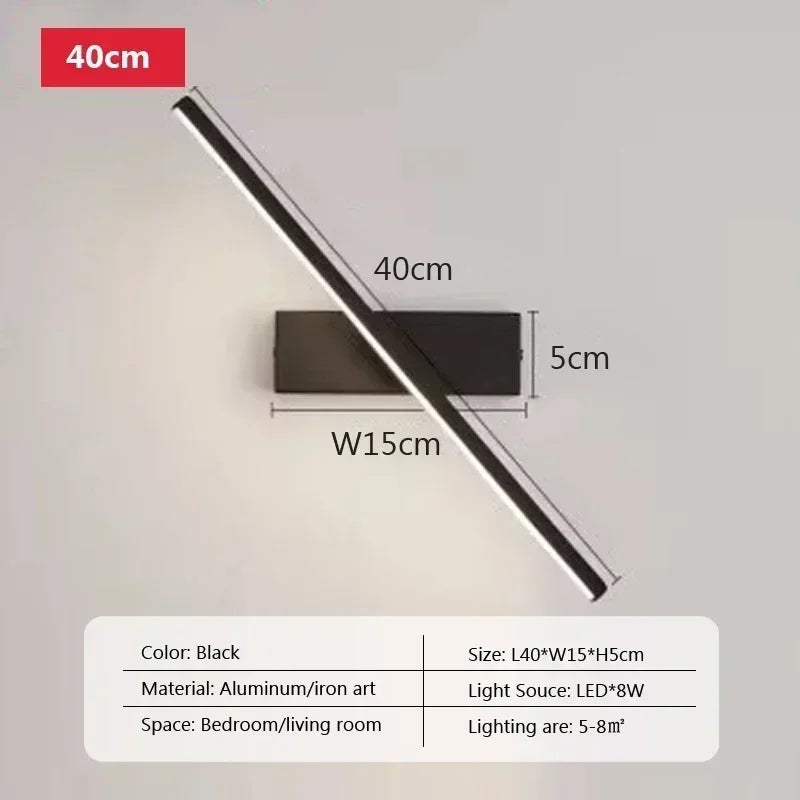 Modern Rotatable LED Wall Light