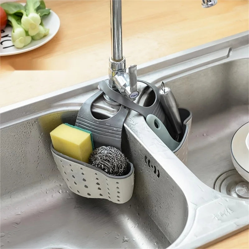 Double-Layer Sink Sponge Holder