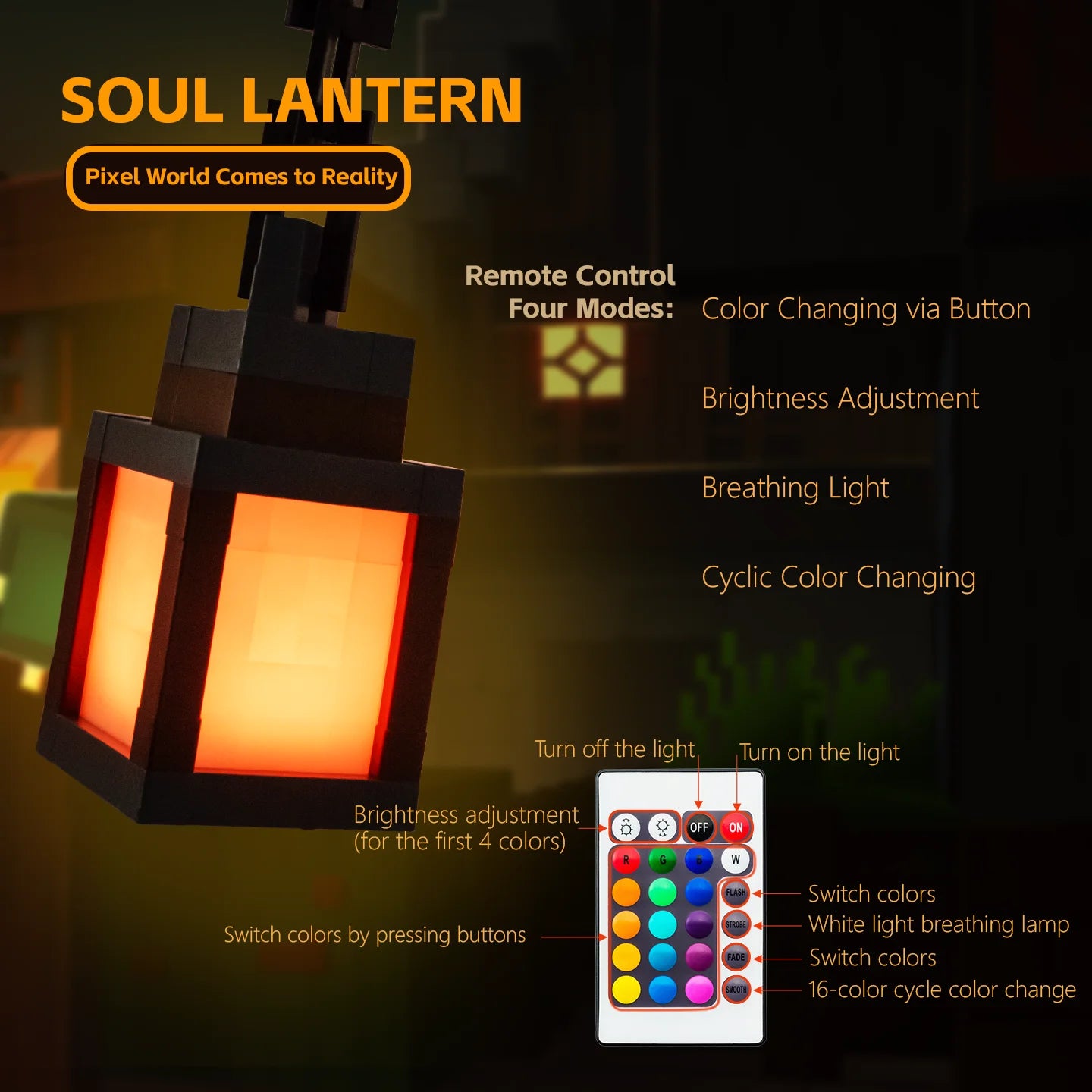 Pixel Style Night Light