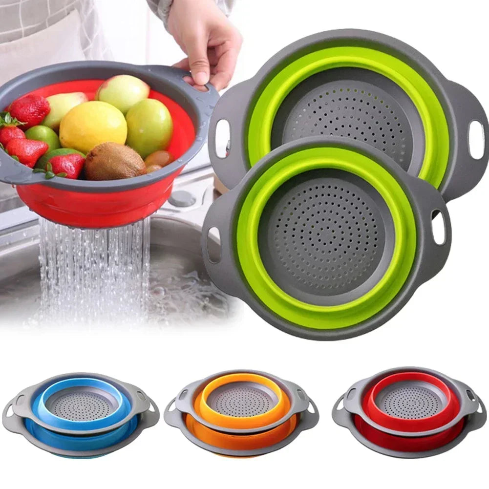Foldable Silicone Drain Basket