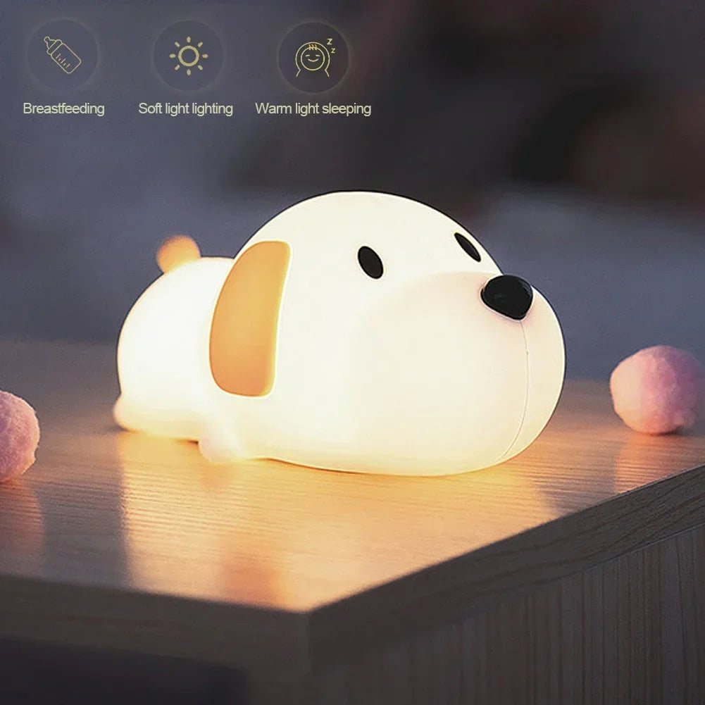 Cute Puppy Dog Night Light