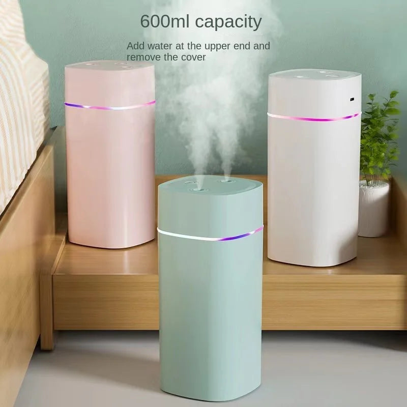 Dual-Nozzle USB Humidifier