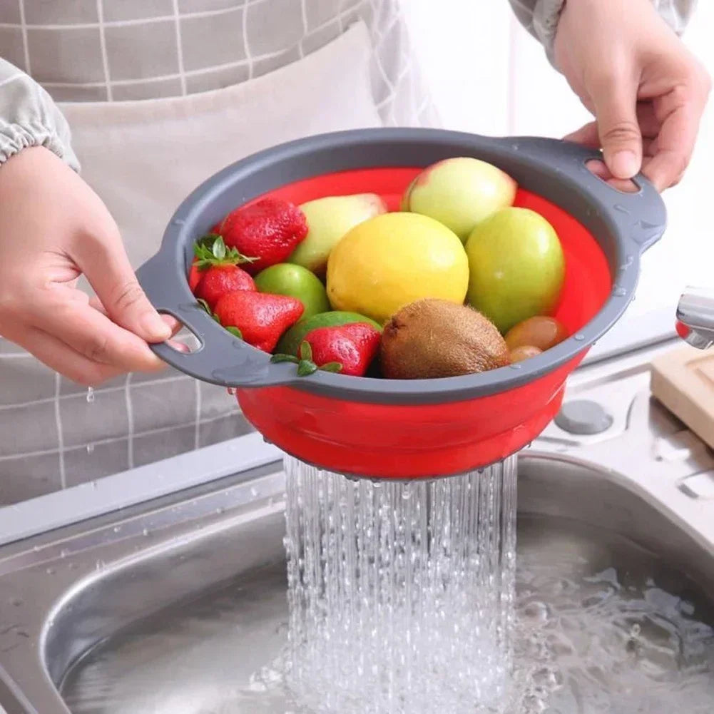 Foldable Silicone Drain Basket